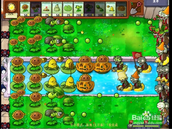 怎样通关植物大战僵尸无尽版呢？