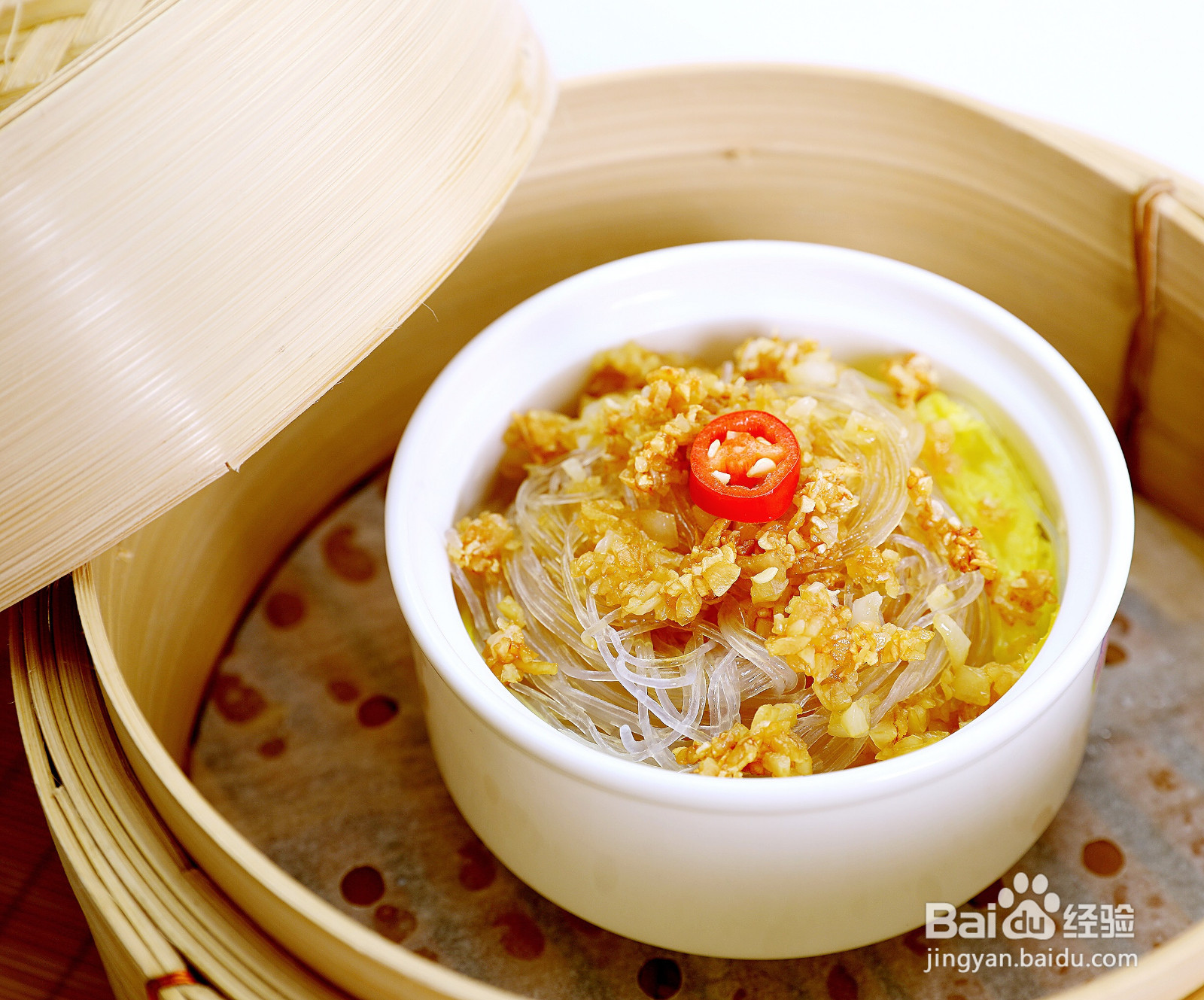 蒜蓉粉丝娃娃菜的做法