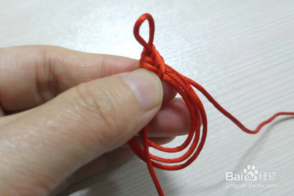 中国结之琵琶结的编织图解