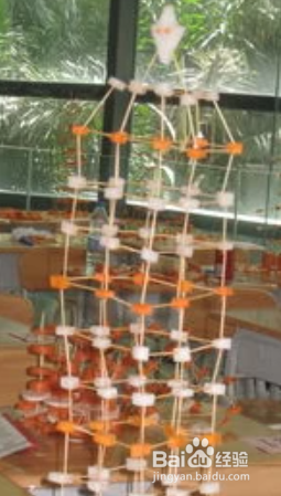 胡萝卜牙签高塔制作方法