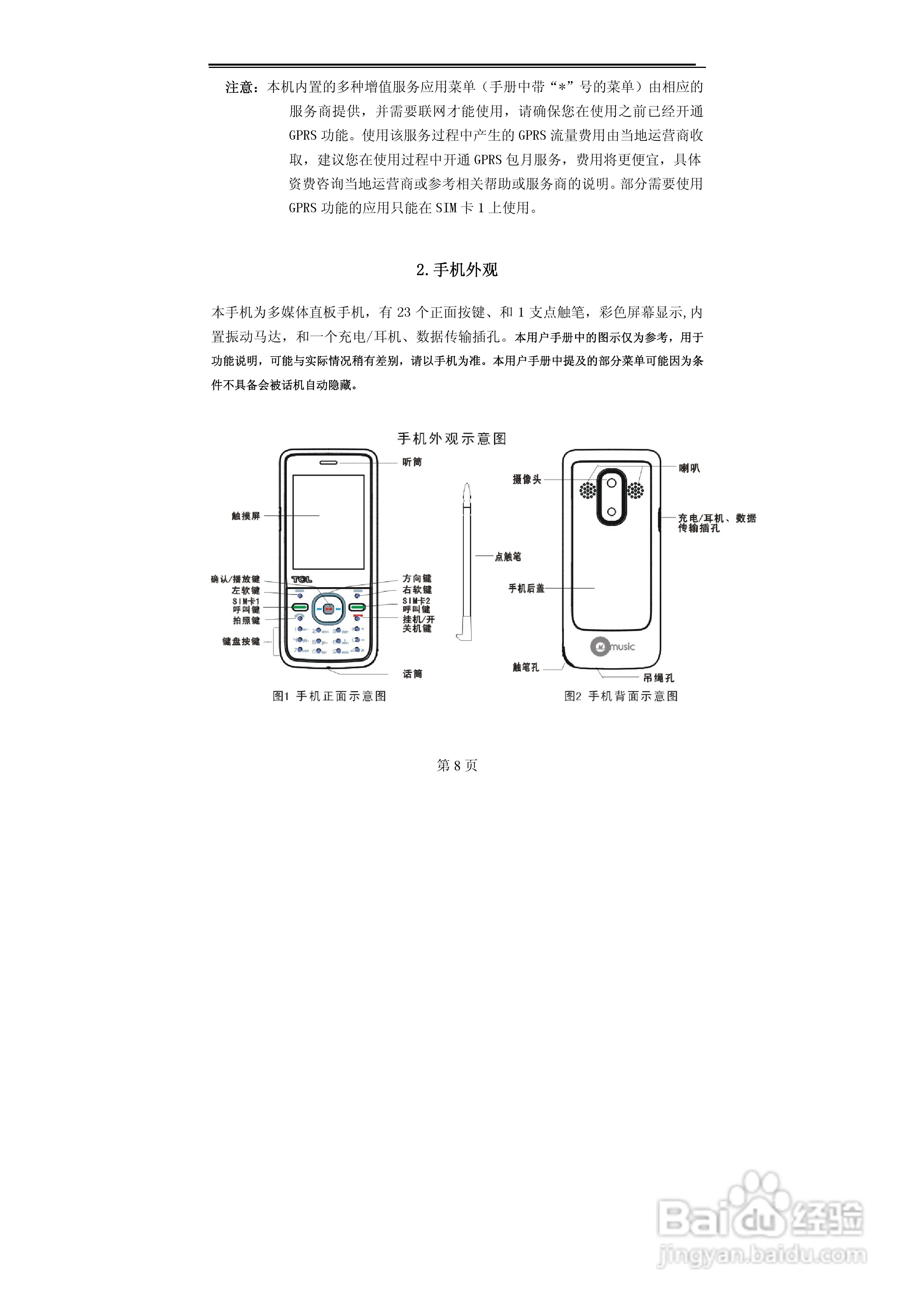 TCL M88手机使用说明书:[1]