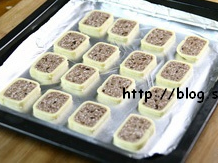 朗姆葡萄椰蓉方块饼干