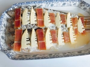 酒酿蒸刀鱼的做法