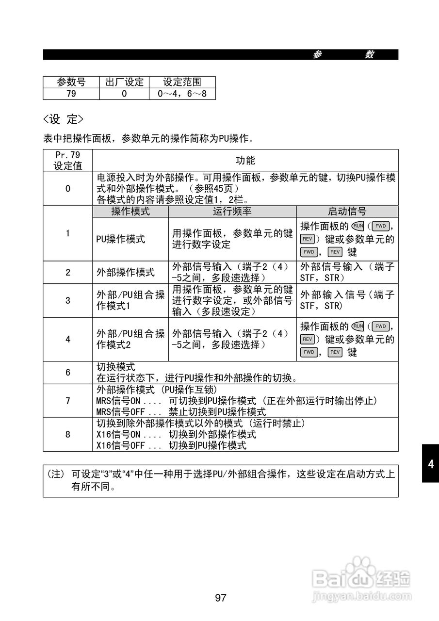 FR-E500系列变频调速器使用手册:[11]