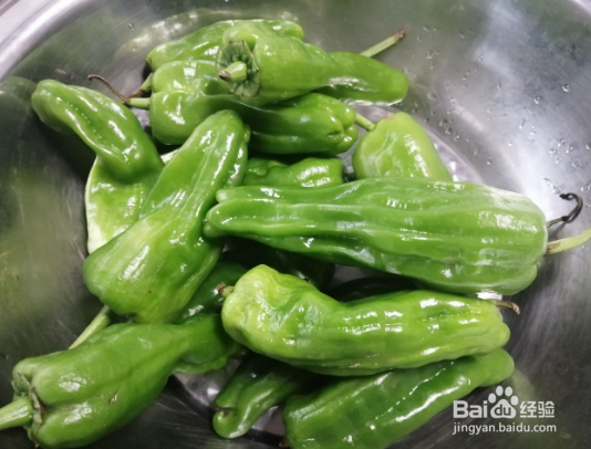 家常青椒毛豆米