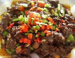 经典菜肴:炒血鸭