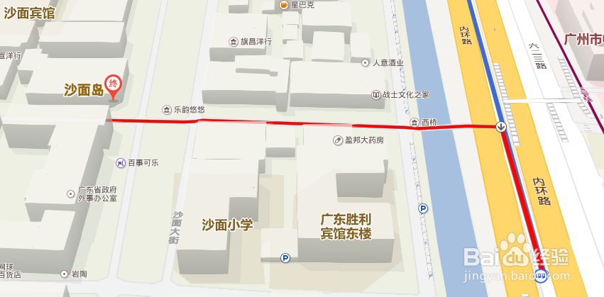 广州沙面怎么去