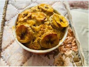 减肥吃的烤香蕉麦片