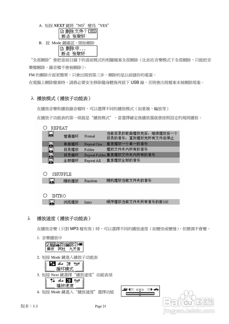 旺德电通IS-902C MP3数位随身听说明书:[3]