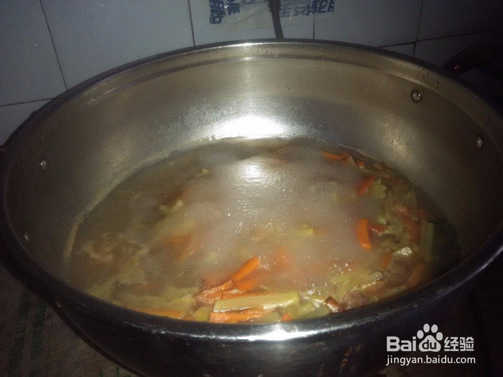 爆香紫菜土豆黄柿子汤