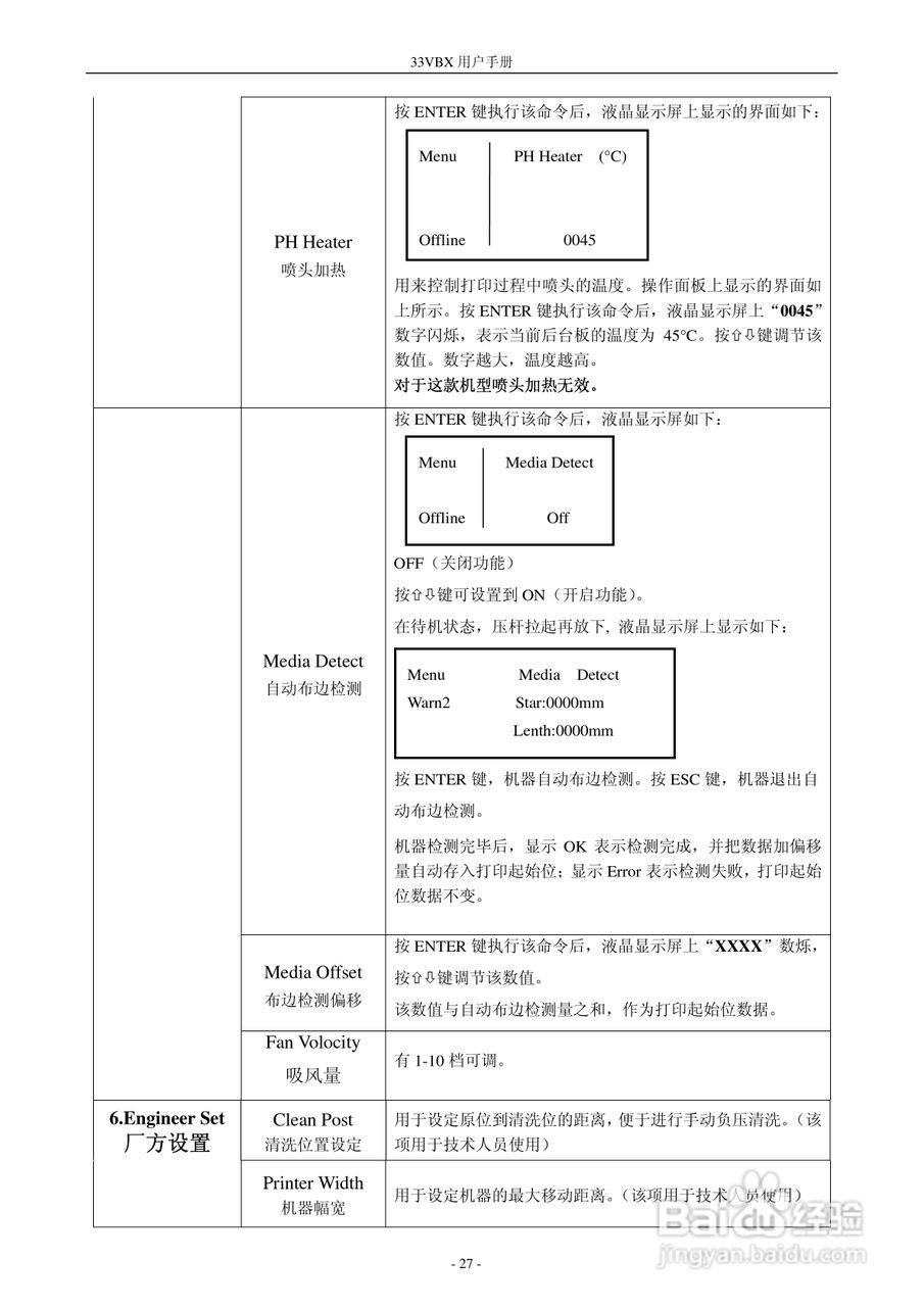 33VBX 型打印机 600001540 用户手册:[3]