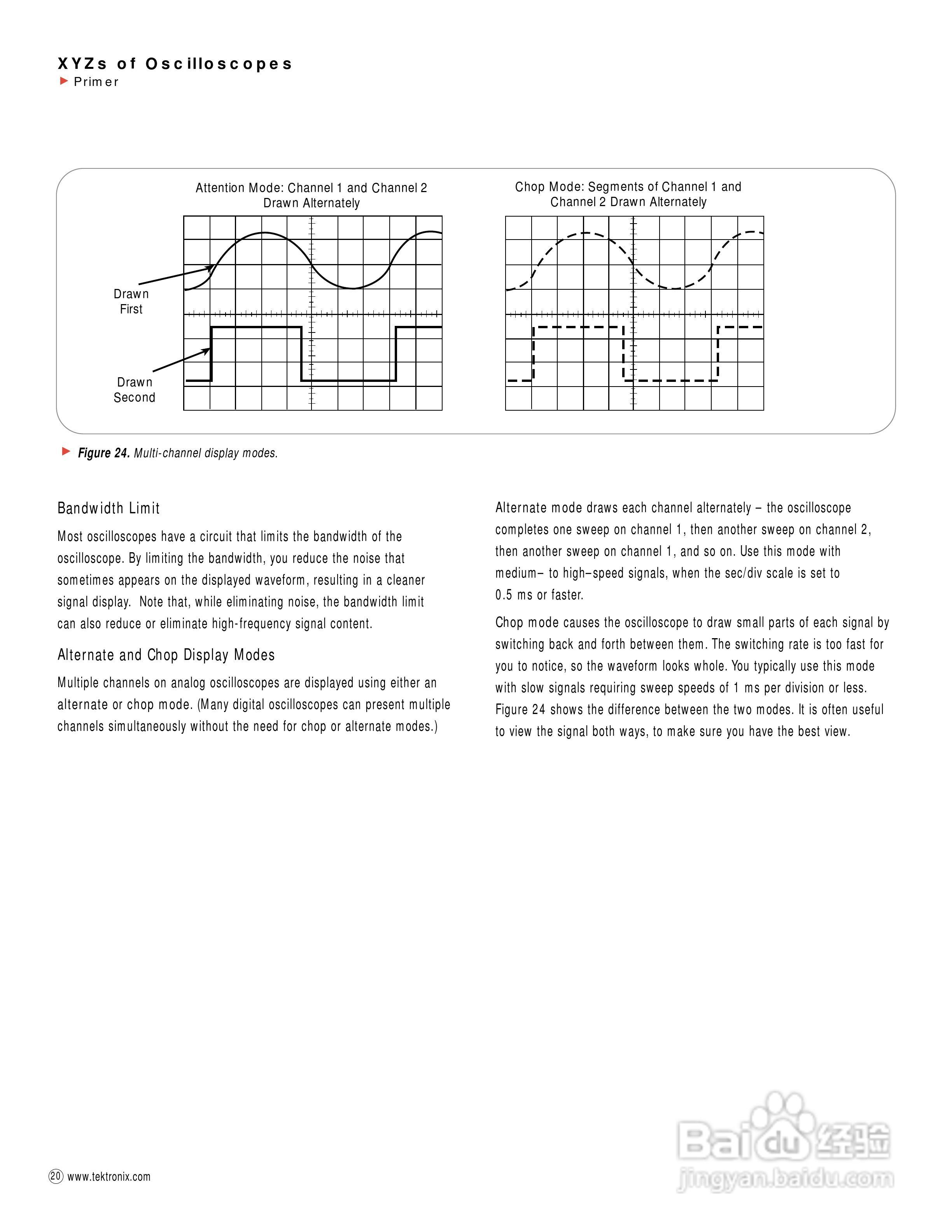 泰克 -TDS784C数字示波器说明书:[3]