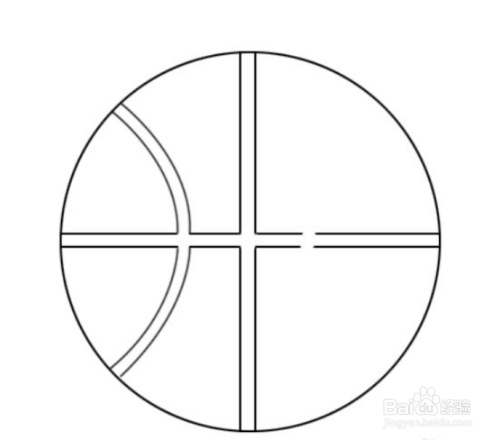 如何画篮球简笔画