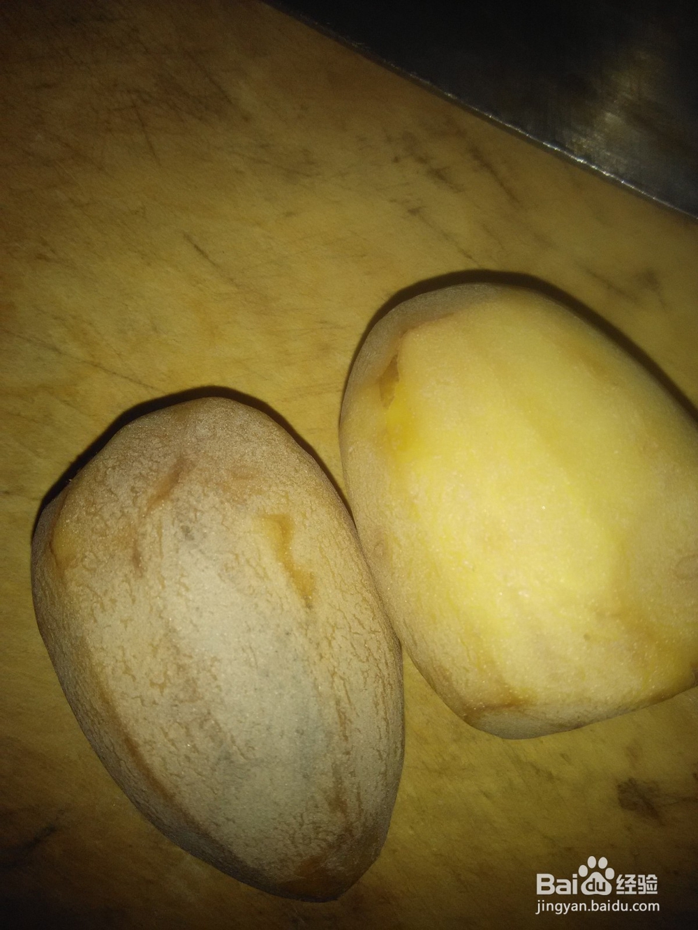 土豆片炒胡萝卜和白菜片