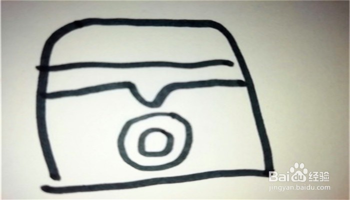 怎么样用简笔画画小电饭煲