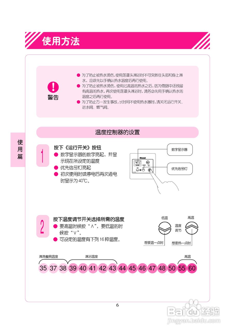 林内热水器JSG22-A型使用说明书:[1]