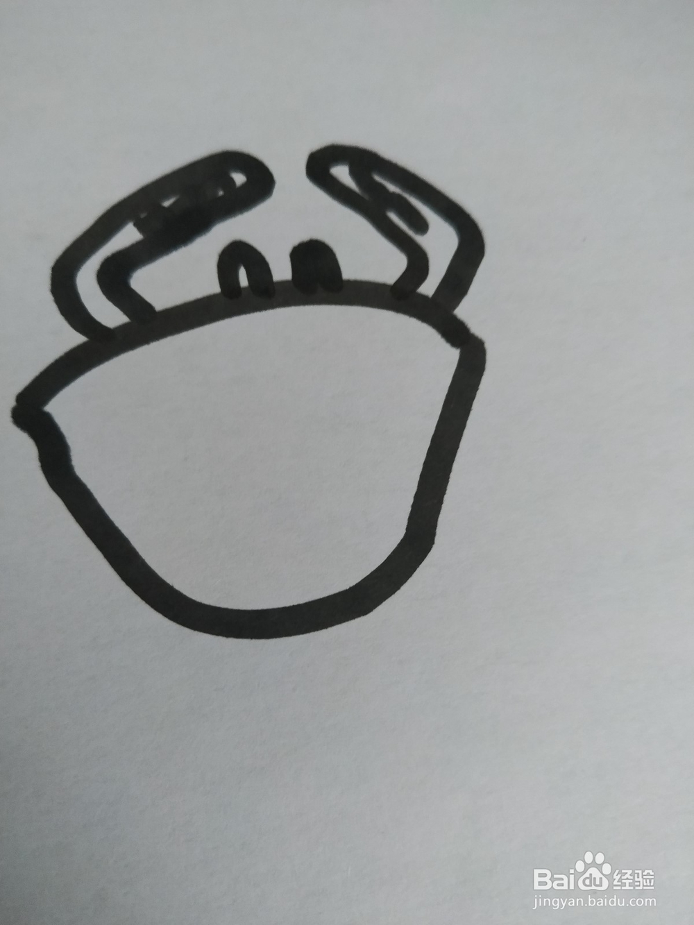 螃蟹的简笔画技法（十）