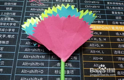 送老师的手工礼物简单-甜筒康乃馨花束