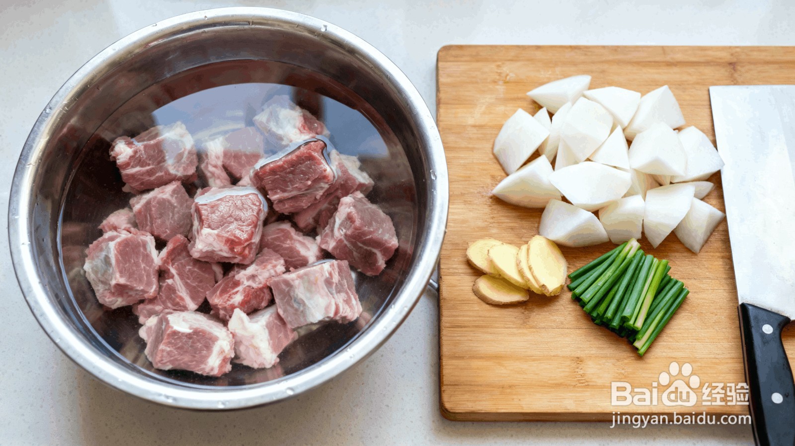 生姜羊肉萝卜汤制作