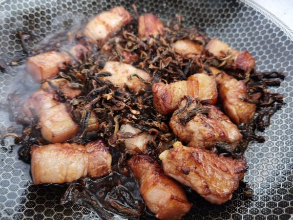 豇豆干炖红烧肉