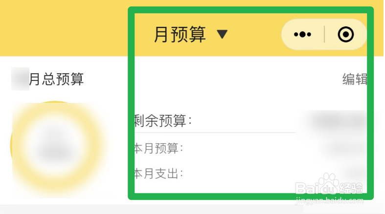 鲨鱼记账怎么查看月预算?