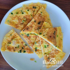 快手早餐之葱花鸡蛋饼