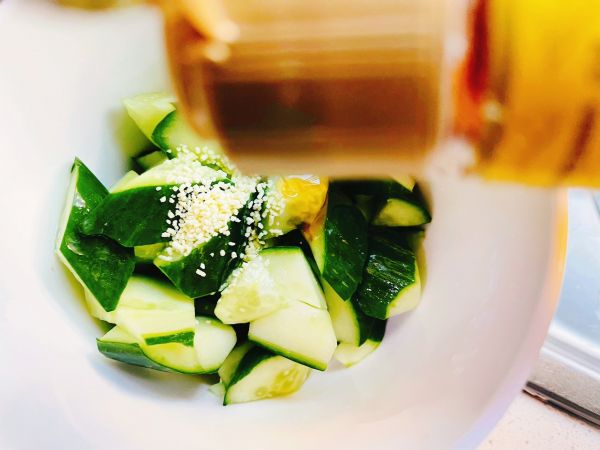 黄瓜粉丝蒜蓉虾