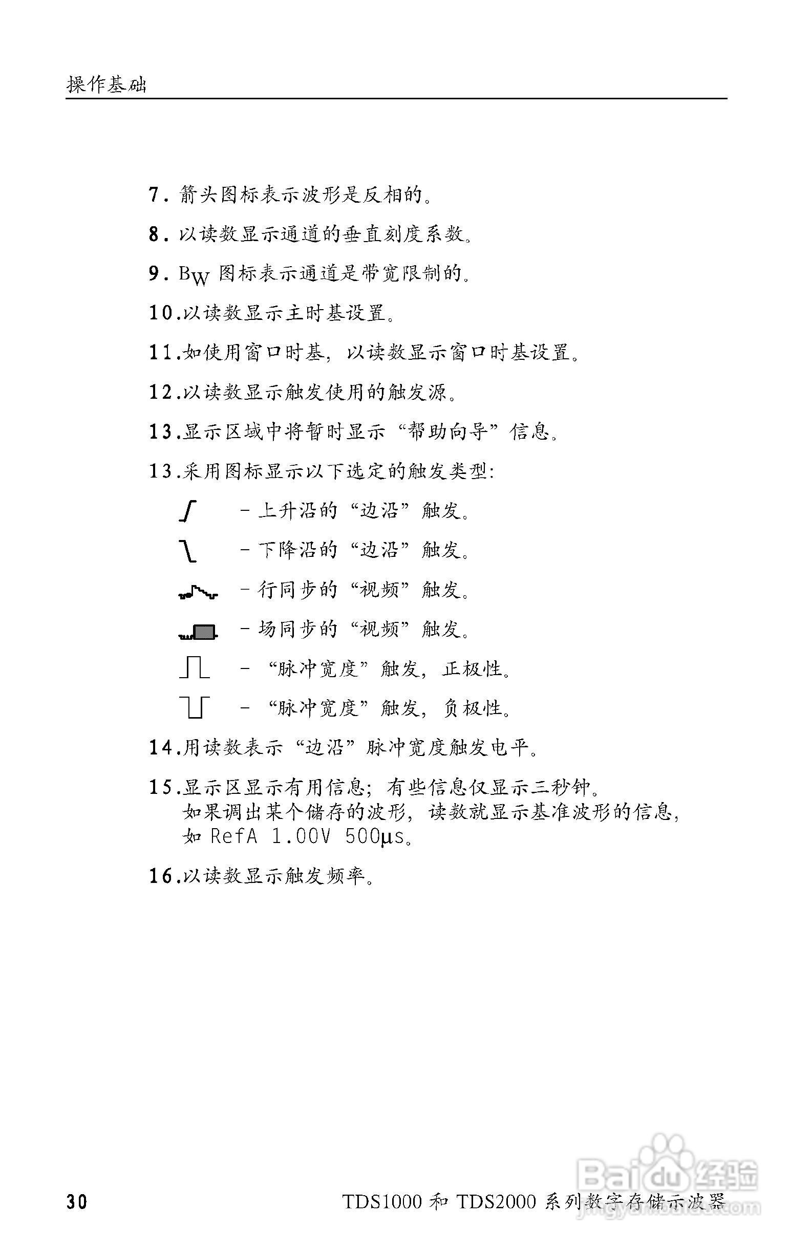 泰克TDS2024数字存储示波器用户手册:[5]