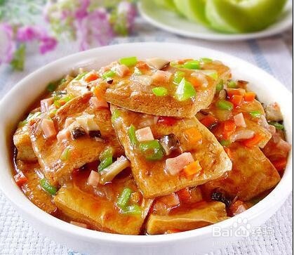 烧汁豆腐的做法
