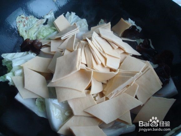 千张白菜乱炖怎么做