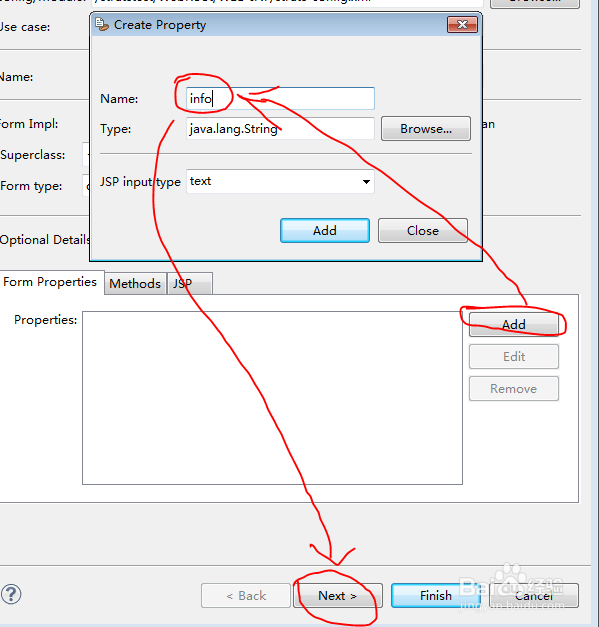 用MyEclipse开发struts程序
