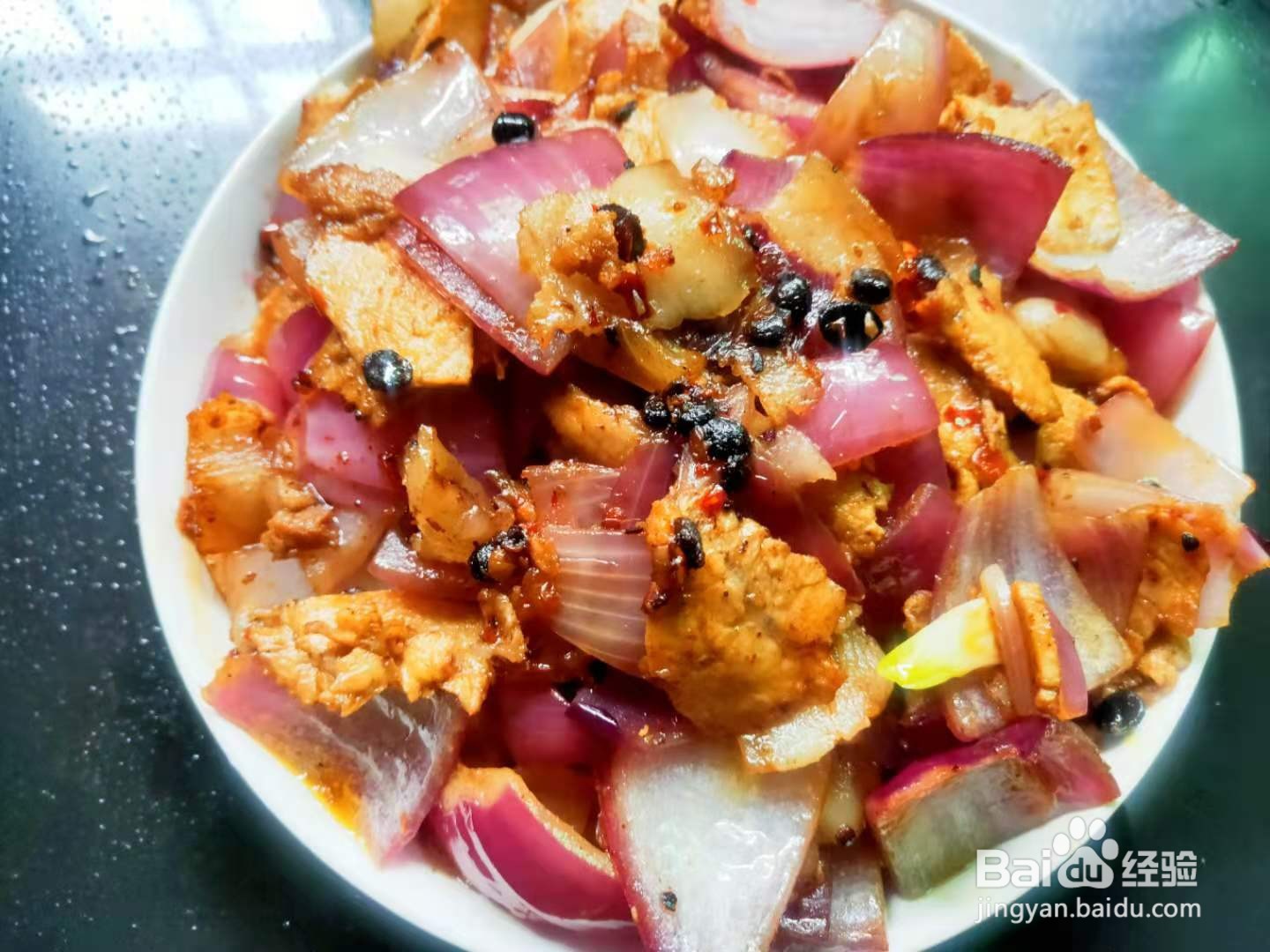 洋葱豆豉回锅肉---养生菜系列