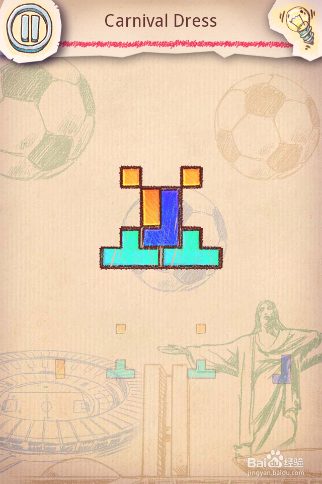 Doodle Fit2 攻略-11 Brazil 巴西