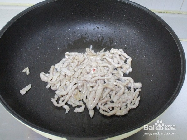 教你做韭菜芽炒肉丝