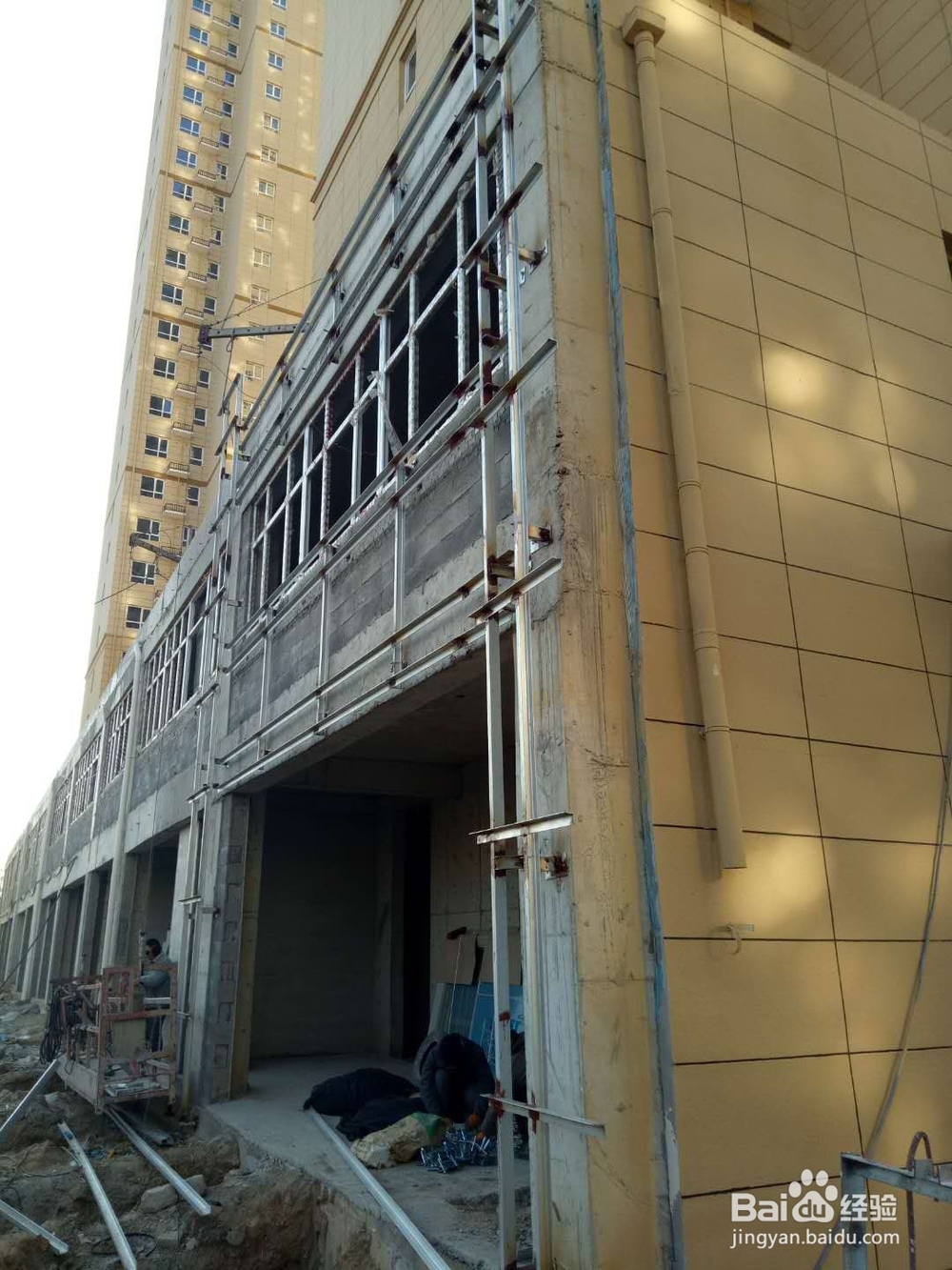 外墙干挂大理石施工