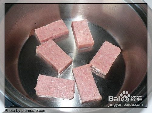 夏威夷风的午餐肉饭团