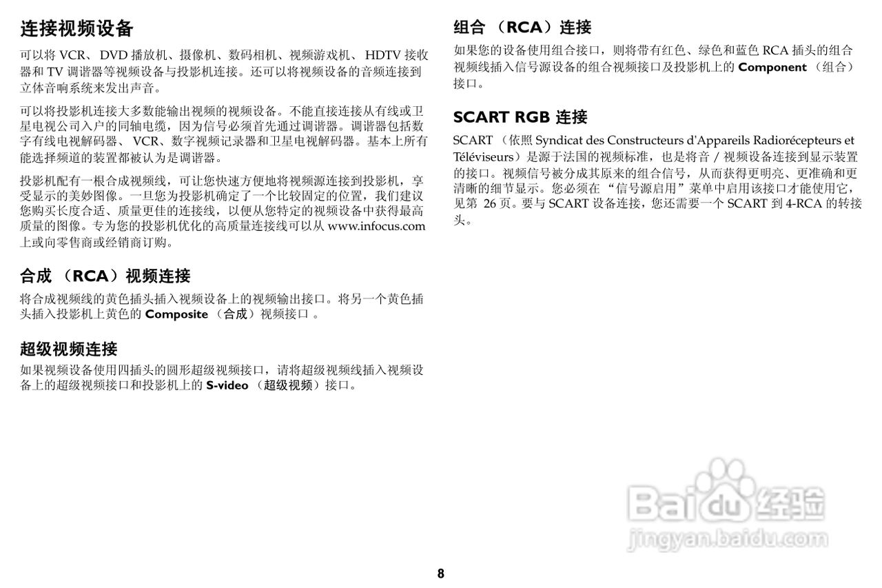 富可视 IN74投影机说明书:[1]