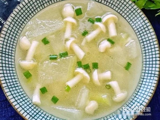 冬瓜白玉菇汤