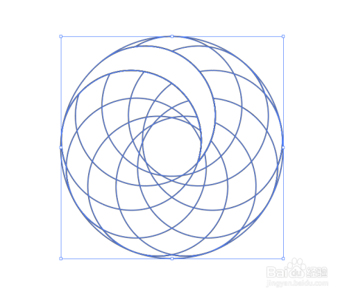如何绘制一个漩涡形状的圆环图案?