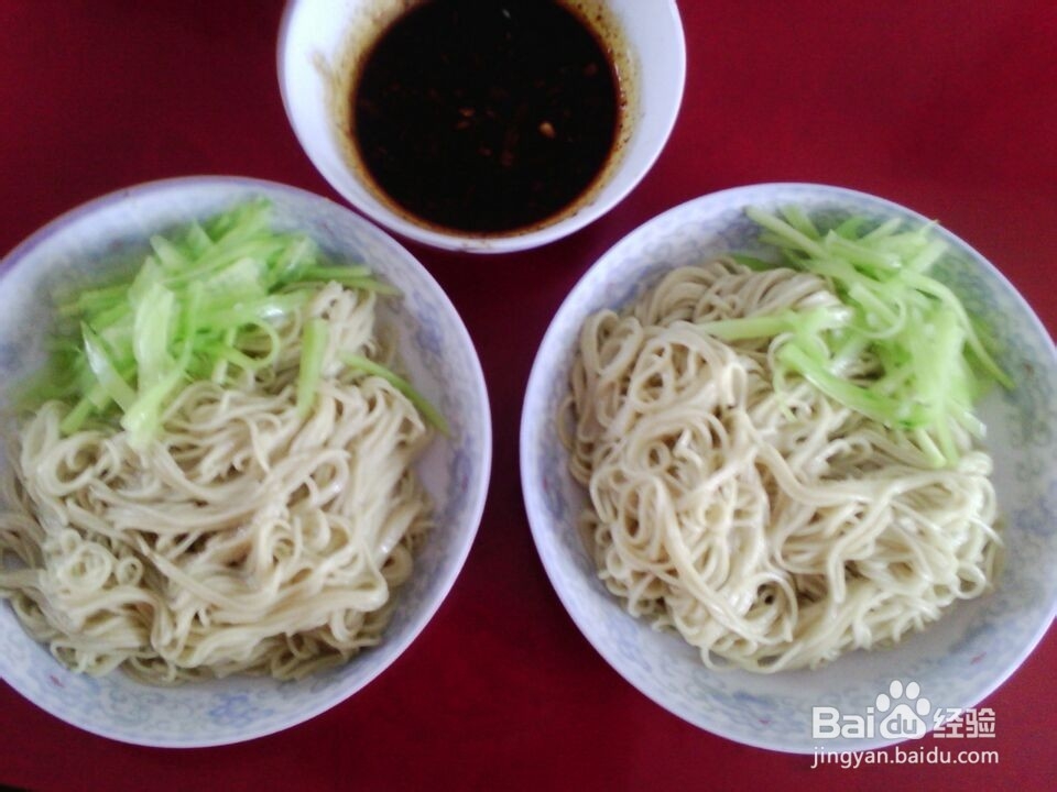 好吃酸辣冷面 凉拌面制作方法以及调料制作