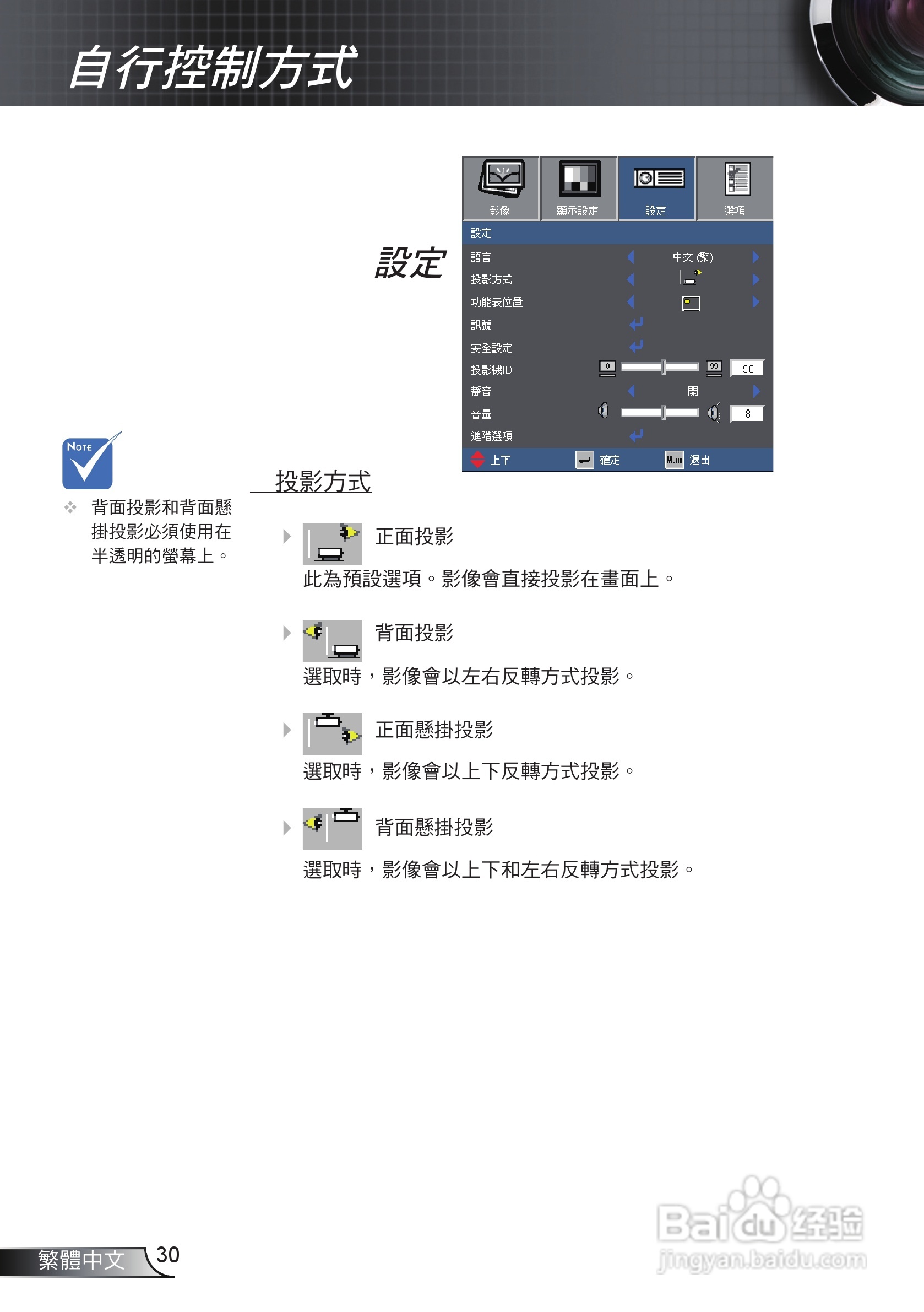 Optoma奥图码EX536投影机使用说明书:[3]