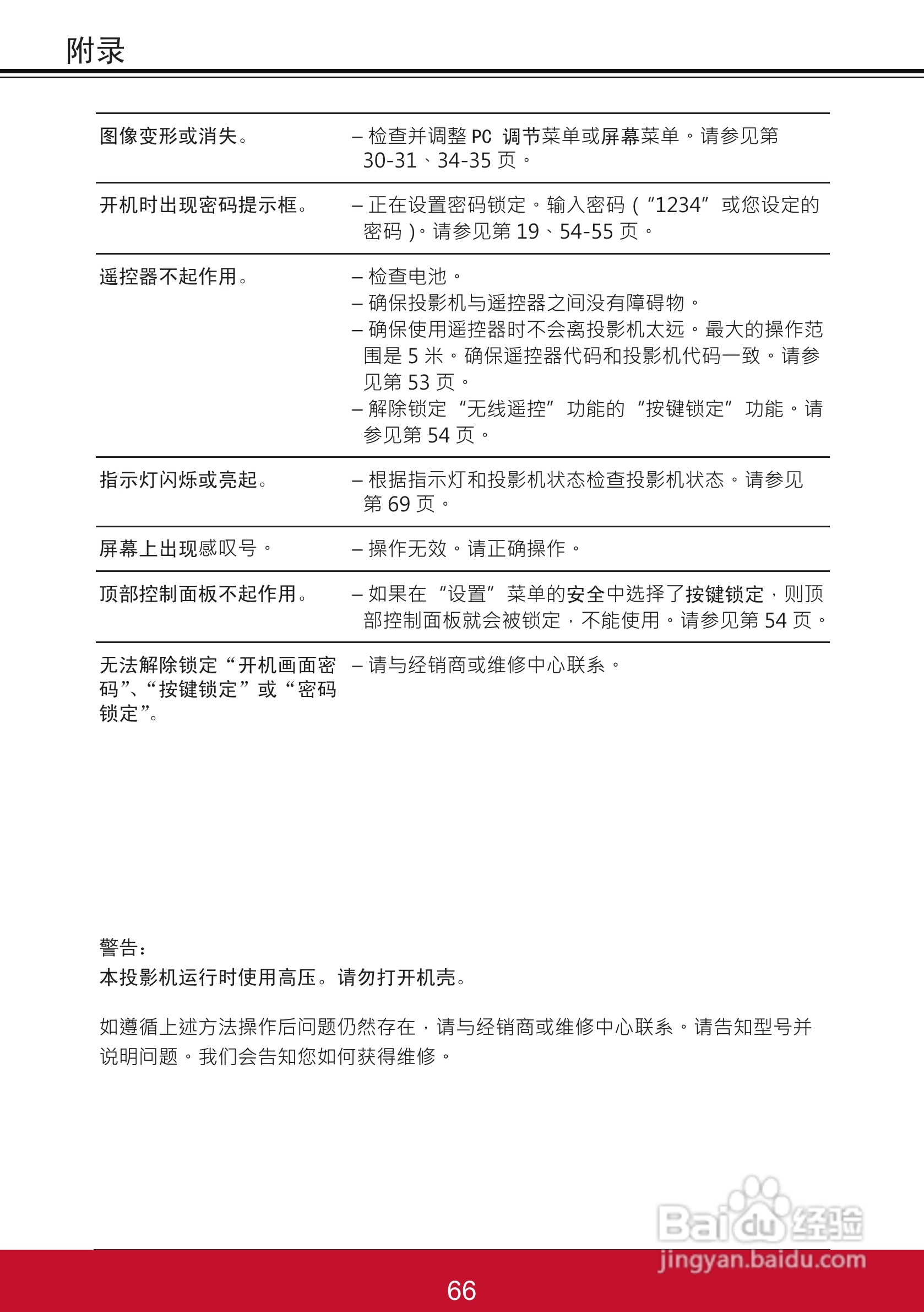 优派PJL6233投影机使用说明书:[8]