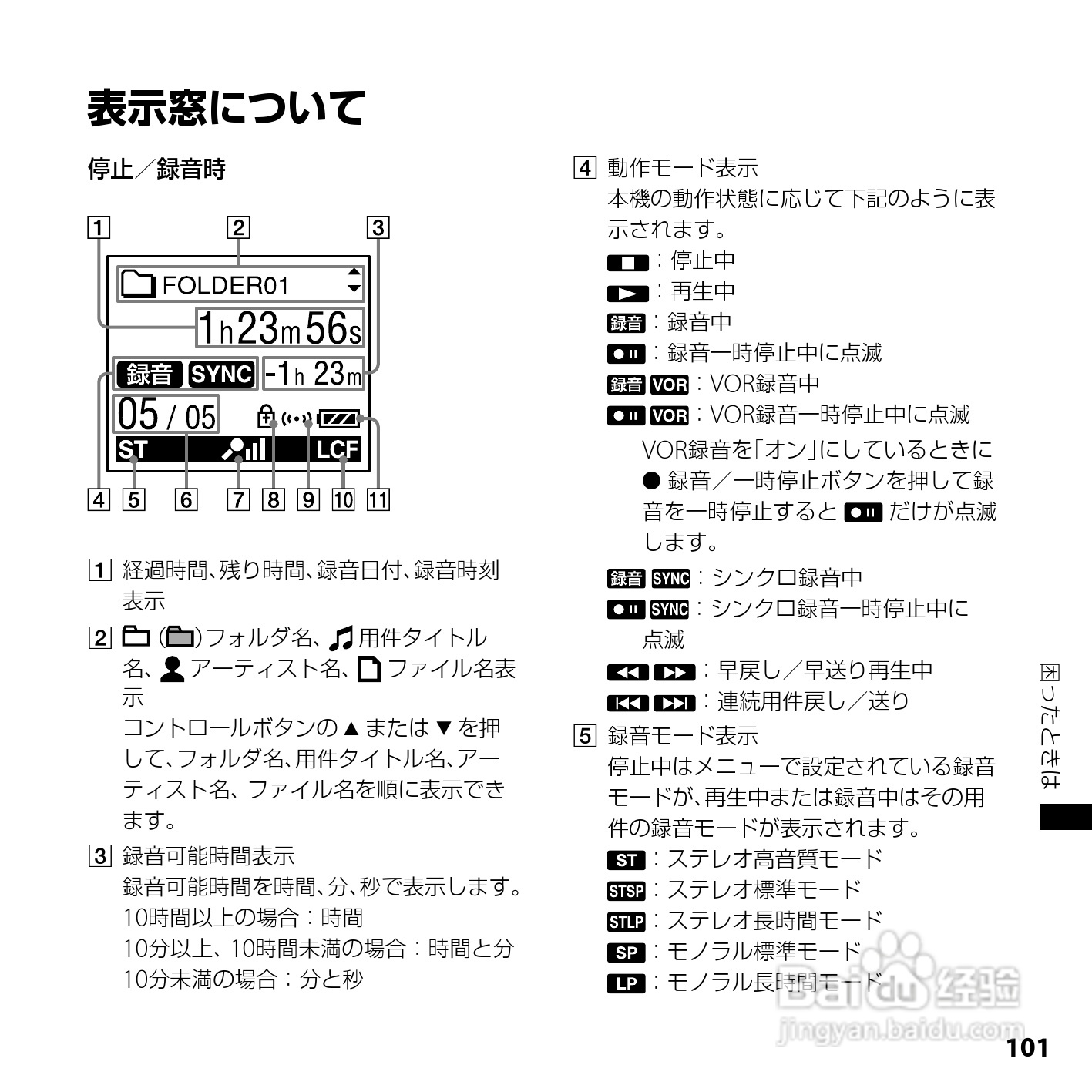 SONY ICD-UX200/UX300F/UX400F数码录音笔使用说明书:[11]