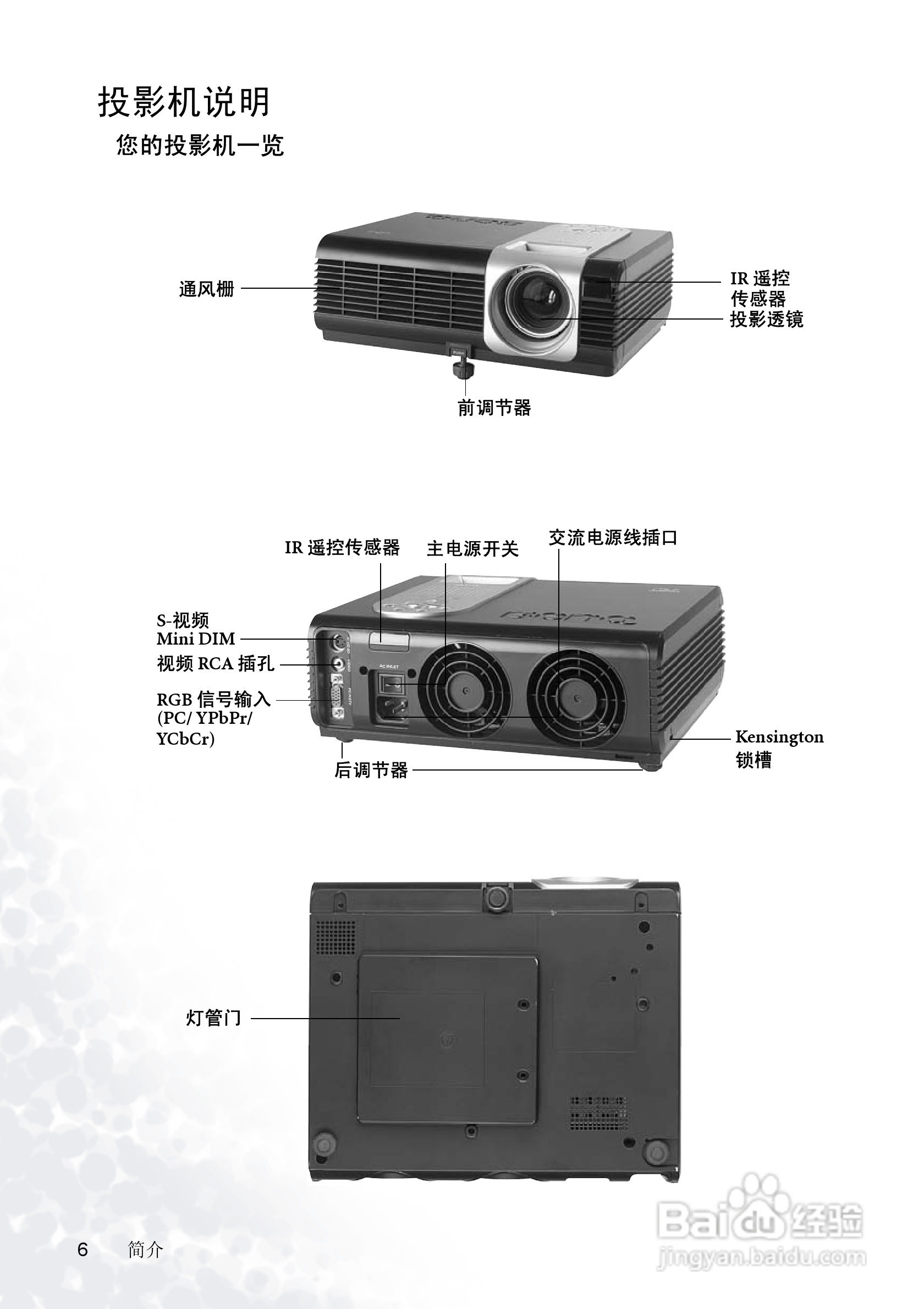 明基PB6105投影机使用说明书:[1]