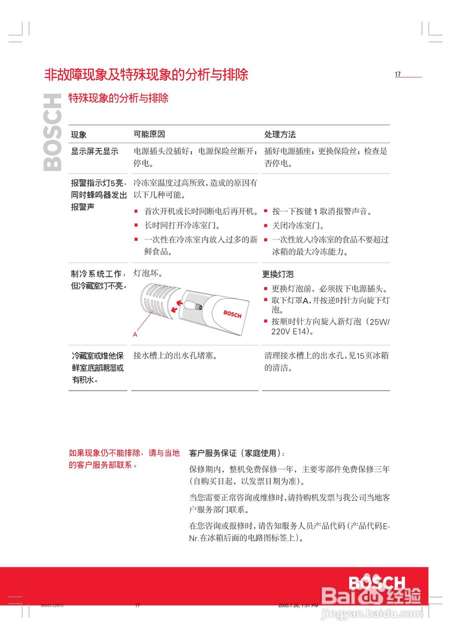 博世KGF29340TI冰箱使用说明书:[2]