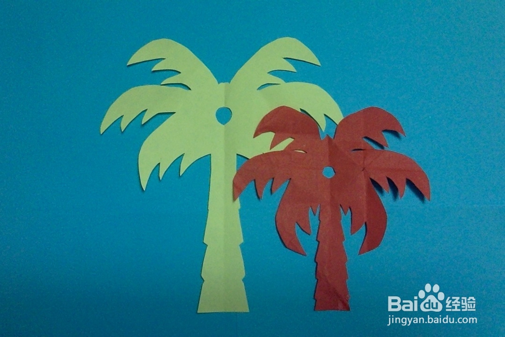 <b>怎么剪椰子树怎样剪简单入门手工剪纸椰树的剪法</b>