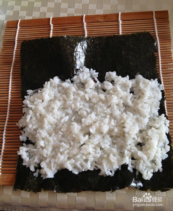 家庭简易版----寿司(紫菜包饭）