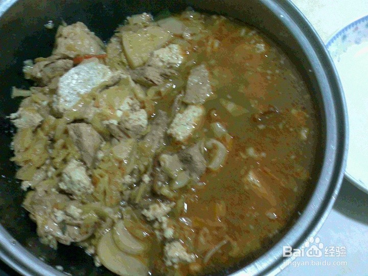 猪肉炖豆腐块怎样做