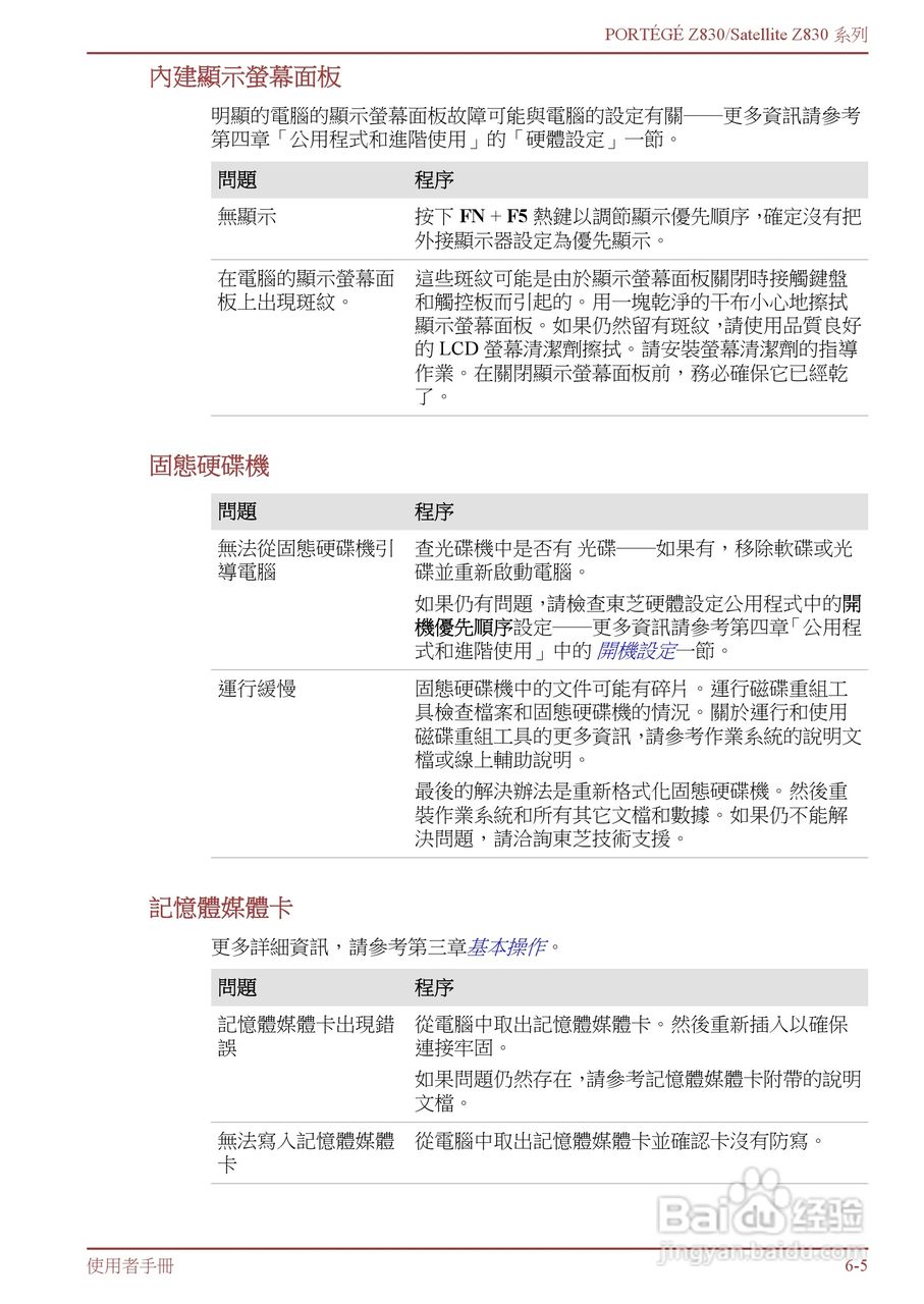 东芝Portege Z830笔记本电脑中文使用说明书:[9]