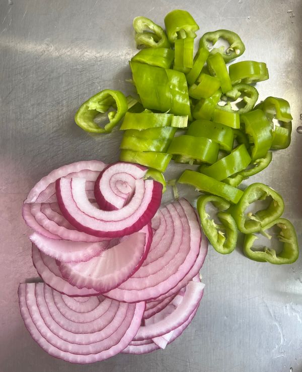 青椒洋葱炒鸡蛋